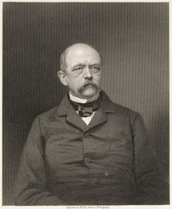 Portrét Otto von Bismarcka (1815-98) vyrytý Williamem Hollem (1807-71) z fotografie, hospoda. od Williama Mackenzieho od Unbekannt Unbekannt