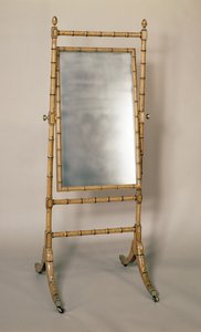 Regency Cheval sklo, bambusový rám, anglicky, od Unbekannt Unbekannt
