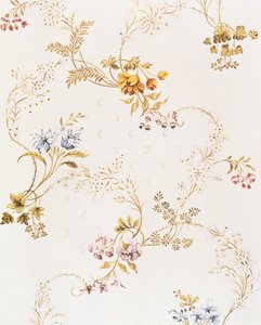 Rokokový asymetrický květinový vzor od Anny Marie Garthwaite, 1744 od Unbekannt Unbekannt