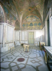 Sala di Ruggero od arabských a byzantských řemeslníků, Palazzo dei Normanni, Palermo, Itálie od Unbekannt Unbekannt