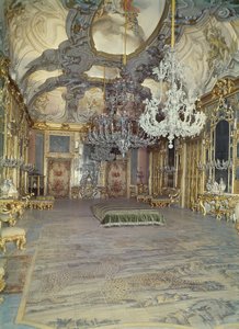 Salon Palazzo Gangi, Palermo, postavený kolem roku 1650 od Unbekannt Unbekannt