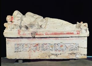 Sarkofág, Etruscan od Unbekannt Unbekannt