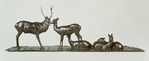 Jelen a jelen s kolouchy od Rembrandta Bugattiho (1885-1916) od Unbekannt Unbekannt