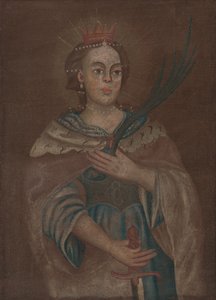 Sv.Katarina Alexandrijská od Unbekannt Unbekannt