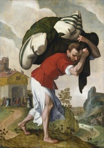 The Healing of the Paralytic, 1560-90 (olej na dřevěné desce) od Unbekannt Unbekannt