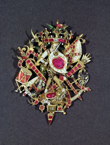 Klenot Naseby, připomínající bitvu u Naseby v roce 1645 od Unbekannt Unbekannt