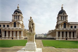 Old Royal Naval College postavil Sir Christopher Wren (1632-1723) Greenwich, Londýn, Velká Británie od Unbekannt Unbekannt