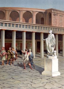 Ulice v Pompejích od Unbekannter Künstler