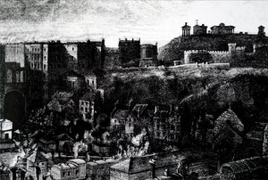 Pohled na Edinburgh od Unbekannt