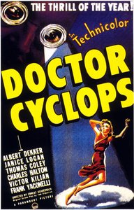 Plakát k filmu Doktor Cyclops, DR. CYCLOPS, ERNEST SCHOEDSACK, s Albertem Dekkerem 1940 od Unbekannt