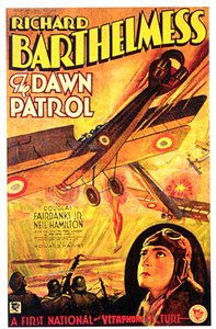 Plakát k filmu The Dawn Patrol THE DAWN PATROL režírovaný HowardHawksem s Richardem Barthelmessem od Unbekannt