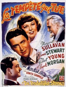Filmový plakát Franka Borzage Killing Tempest s Margaret Sullavanovou a Jamesem Stewartem 1940 od Unbekannt