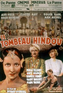 Plakát k filmu Hinduistická hrobka Richarda Eichberga 1938 od Unbekannt
