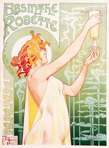 Reklamní plakát na Absinthe Robette od Unbekannter Künstler