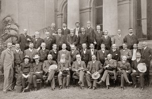afričtí koloniální členové Konventu užší unie z roku 1908, kteří dosáhli podmínek, jež vedly k přijetí zákona o Jižní Africe britským parlamentem v roce 1909.