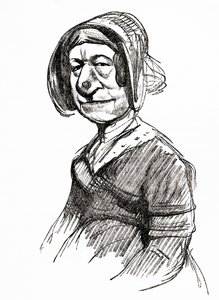 Po ilustraci s názvem „London Slums“, původní kresba Gustava Dorea od Unbekannt
