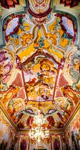 Arcadia Room s freskami od Domenica Carella, Palazzo Ducale, Martina Franca, Apulie, Martina Franca, Apulie, Itálie, Evropa (foto) od Unbekannter Künstler