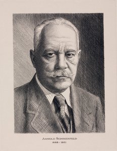 Arnold Sommerfeld, německý fyzik, c1930 od Unbekannt