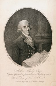 Arthur Phillip, britský námořní velitel, c 1789 od Unbekannt