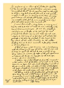 Autogram: Sir Christopher Wren od Unbekannt
