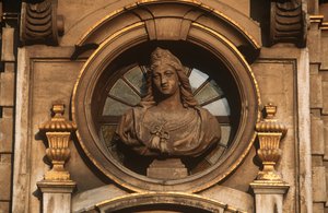 Belgie, Brusel, Grand Place, dekorativní detail