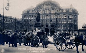 Pouliční bitvy v Berlíně, březen 1919 od Unbekannter Künstler