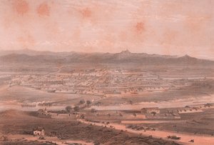 Pohled z ptačí perspektivy na Alessandrii, Piemont od William M. Timlin