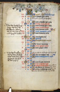 Kniha hodin („Beaufort/Beauchamp Hours“) od Unbekannter Künstler