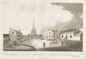 Brewood Grammar School: rytina akvatinty, 30. ledna 1799 od Unbekannt