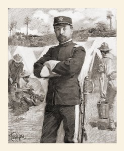 Brigádní generál Frederick Funston z 20. Kansas Volunteers těsně po svém povýšení za statečnost Frederick N. Funston od Unbekannt