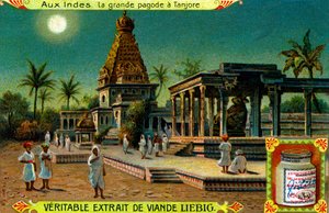 Chrám Brihadeeswarar v indickém městě Thanjavur. od Unbekannter Künstler