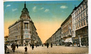 Budapešť - Andrassyho třída od Unbekannter Künstler