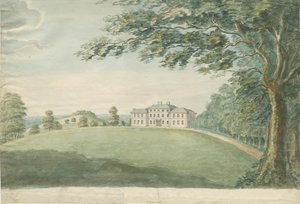 Canwell Hall: malba akvarelem, nd [?18. století] od Unbekannt