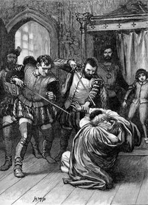 Kardinál Beaton je zavražděn, 29. května 1546 od Unbekannter Künstler