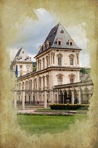 Castello del Valentino, Turín, Piemont, Itálie (manipulovaná fotografie) od Unbekannt