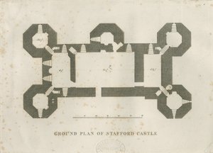 Castle Church - Stafford Castle: rytina a [19. století] od Unbekannt