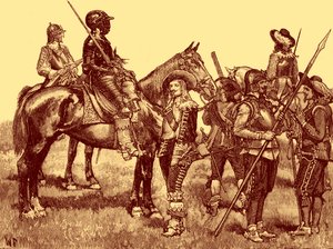Cavalier Soldiers - anglická občanská válka od Unbekannter Künstler