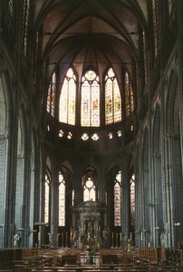 Centrální loď v katedrále Panny Marie Tournai (foto) od Unbekannter Künstler