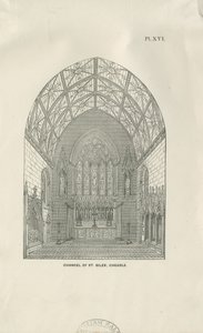 Cheadle - St. Giles" Church: dřevoryt a [19. století] od Unbekannt