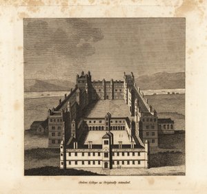 Chelsea College, jak původně zamýšlel král Jakub I od Unbekannt