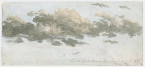 Cirrocumulus, studie mraků, cca 1803-1811 od Unbekannter Künstler