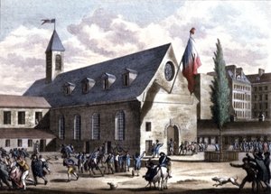 Uzavření Club des Jacobins, Paříž od Unbekannter Künstler
