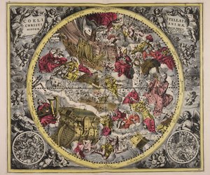Coeli stellati christiani haemisphaerium prius od Unbekannter Künstler