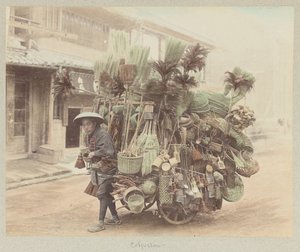 Colporter - Japonsko 1880-1910 od Unbekannter Künstler