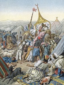 Dobytí Alžírska Francií: Zajetí Smalah z Abd-el-Kader u Taguinu vévodou z Aumale (1843) od Unbekannter Künstler