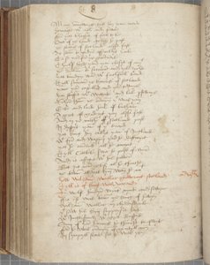 Kopie kroniky Andrew of Wyntoun, Fol 319 verso, cca 1550 (inkoust na papíře) od Unbekannt