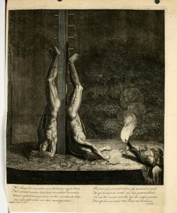 Cornelis Huyberts - Bratři De Wittové na Groene Zoodje v Haagu (noc) endoodderdoorlugtig00hoev 0752 od Unbekannter Künstler