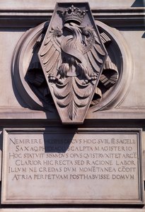 Erb na královském hradě Wawel v Krakově. Polsko od Benjamin Baud