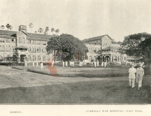 Válečná nemocnice Cumballa , cca 1900 (foto) od Unbekannter Künstler