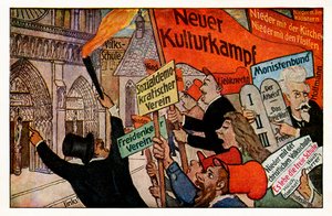 Demonstrace sociálních demokratů, Kolín nad Rýnem od Unbekannter Künstler
